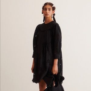 Simone Rocha x HM black dress xs